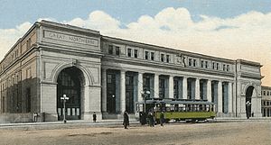 "Great Northern Station, Minneapolis, Minn." - postcard (cropped).jpg