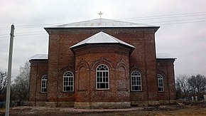 Церковь Воскресения Христова в селе Долгое. Осень 2012 года.