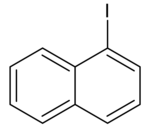 Strukturformel von 1-Iodnaphthalin