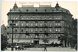 Central Hotel, 1911