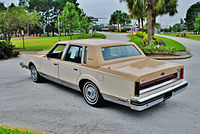 1984 Lincoln Town Car Signature Series, πίσω