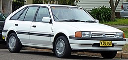 Una Ford KC Laser Ghia cinque porte hatchback prodotta dal 1985 al 1987 e venduta in Australia