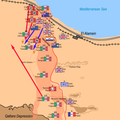 Позиции «Триесте» на 10:00 2 ноября, почти окружена.