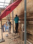 3D scanning of the North Wall 1302CE Veera Ballala Inscription (Tamil)