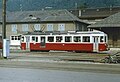 AOMC car outside Aigle CFF station