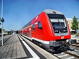 Regionalbahn service on its way to Bingen over the Worms–Bingen line
