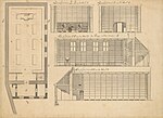 Bauplan der Bibliothek von 1769