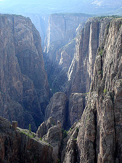 Veduta di Kneeling Camel presso il Parco nazionale del Black Canyon of the Gunnison