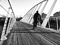 The bridge over Mimico Creek, part of the trail