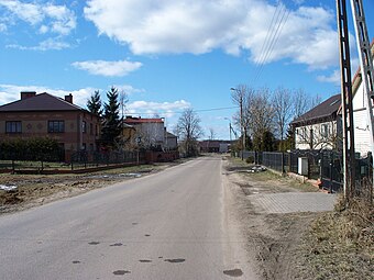 Droga w kierunku Wysokiego Mazowieckiego