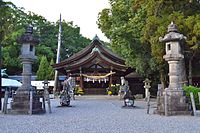 知立神社（三河國二宮）的拜殿