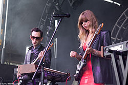 Miller and Radelet performing at Fun Fun Fun Fest in Austin, Texas, 2013