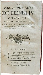 Vignette pour La Partie de chasse de Henri IV