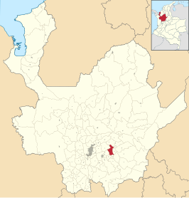 Locatie van El Peñol