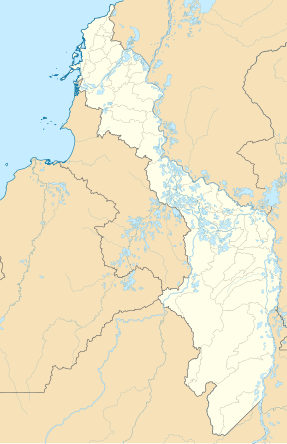 Location map Колумбиэ Боливар