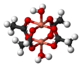 Copper(II) acetate dihydrate Copper(II)-acetate-3D-balls2.png