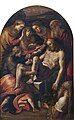 Jacopo Borbone, Deposizione di Gesù nel sepolcro, olio su tela, ca. 1600-1610.
