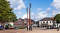 Den Burg, sculpturen op de Vismarkt