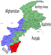 Location of Dera Ismail Khan District (highlighted in red) within the North West Frontier Province of Pakistan.