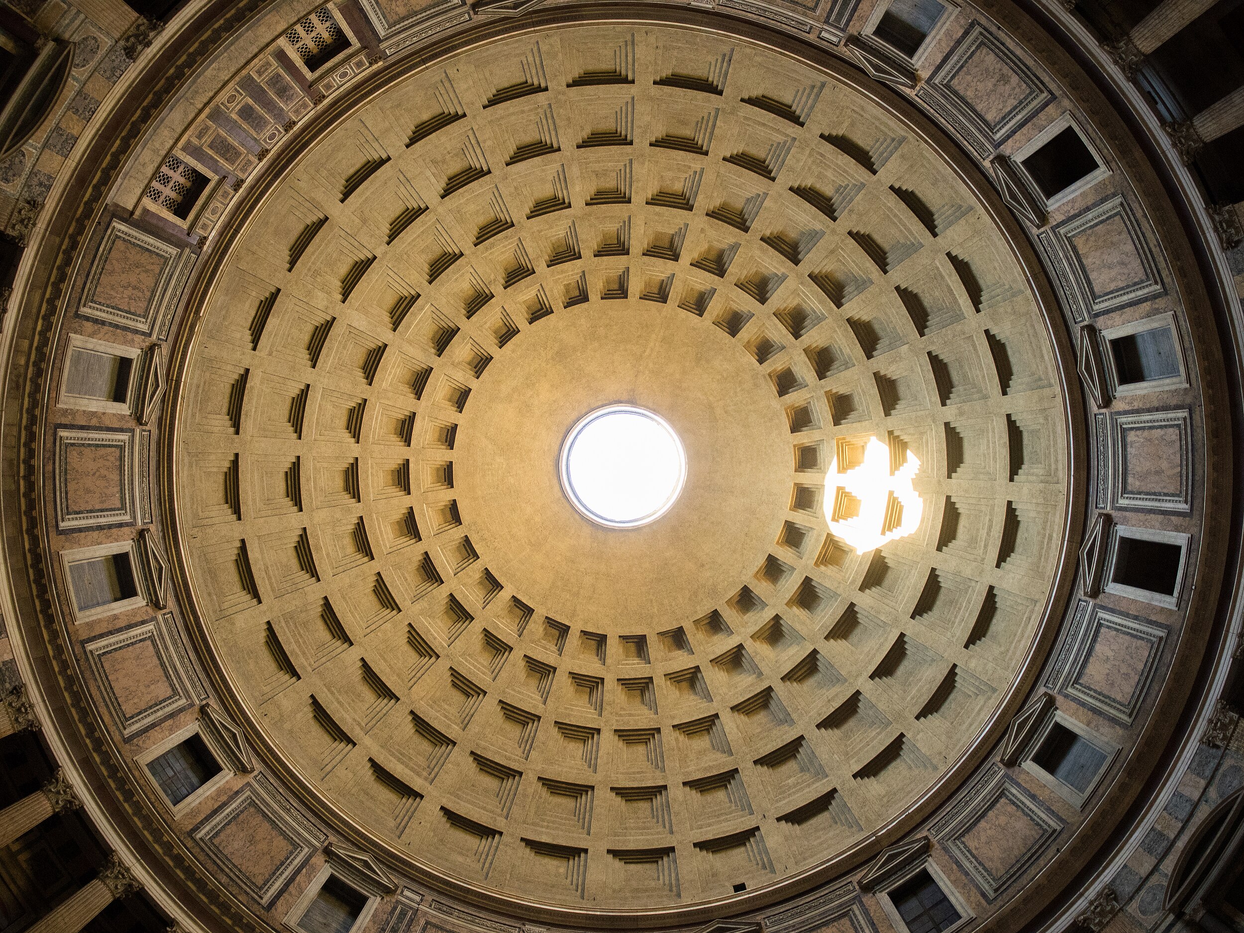Pantheons kupol.