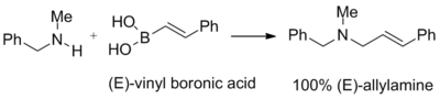 geometrically pure allylamines