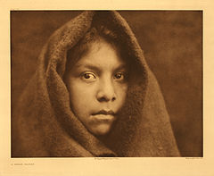 Makah maiden, 1916