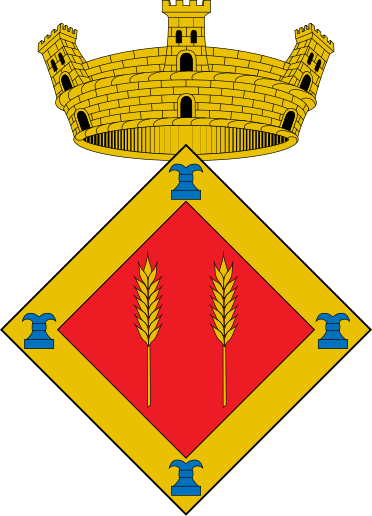 Barley in heraldry: Coats of arms of Ordis, Girona, Spain.