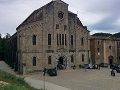 Die neue Kirche des Marienheiligtums von Collel von außen