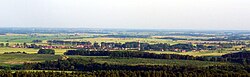 View over Górzyn from nearby forest tower