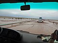 After heavy rain, the highway was closed for three days (June, 2013)