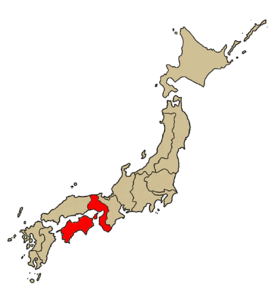 오사카-타카마쓰 대교구의 관할 구역