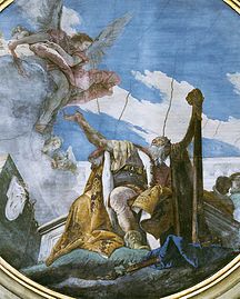 Giovanni Battista Tiepolo – Król Dawid grający na harfie, 1737–1739