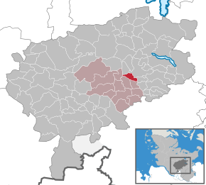 Poziția Högersdorf pe harta districtului Segeberg