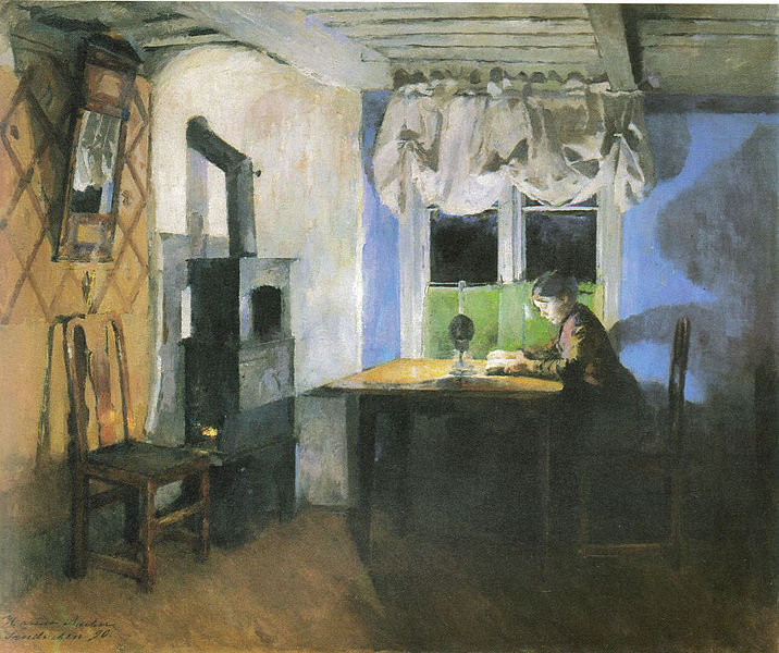 Датотека:Harriet Backer-Ved lampelys.jpg