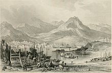 Engraving of Hong Kong Island