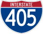 Interstate 405 marker