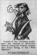 Caricature of "Southern Gentleman", Union Envelopes