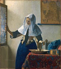 Johannes Vermeer, Nuori nainen ja vesimaljakko, n. 1662–1663