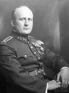 Ing. Josef Dvořák v uniformě vysokého důstojníka čs. armády