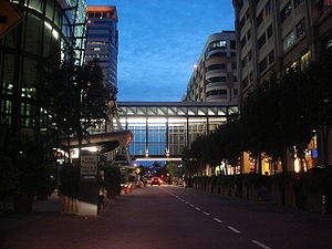 The connecting bridge between Mid Valley Megam...