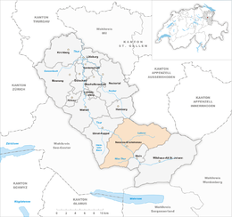 Nesslau-Krummenau – Mappa
