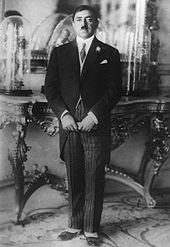 King Amanullah Khan of Afghanistan attempted to Westernize his country in the 1920s, but tribal revolts caused his abdication. King Amanullah of Afghanistan.jpg