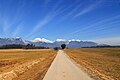 Die Steiner Alpen von Kranj aus gesehen