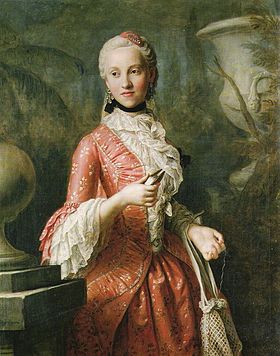 Портрет кисти Пьетро Ротари (ок. 1755). Галерея старых мастеров, Дрезден