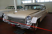 1958 Continental Mark III Landau hardtop sedan with "breezeway" window – this particular car was owned by the Lao royal family