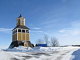 Klockstapel sydost om kyrkan