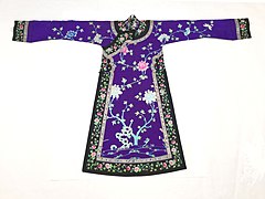 Manchu pipa-collar, Qing dynasty