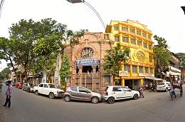 Headquarters, Maha Bodhi Society of India, Chatterjee Street, Kolkata. October 2014. Maha Bodhi Society of India Headquarters - 4A Bankim Chatterjee Street - Kolkata 2014-10-30 0117-0135.tif
