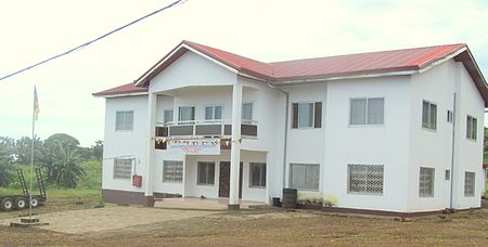 Bâtiment abritant les locaux de la mairie de Limbé II sise à Mokundange