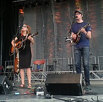 Watchhouse (as Mandolin Orange) at the Folk sur le canal Festival, Montreal, Quebec, 2018